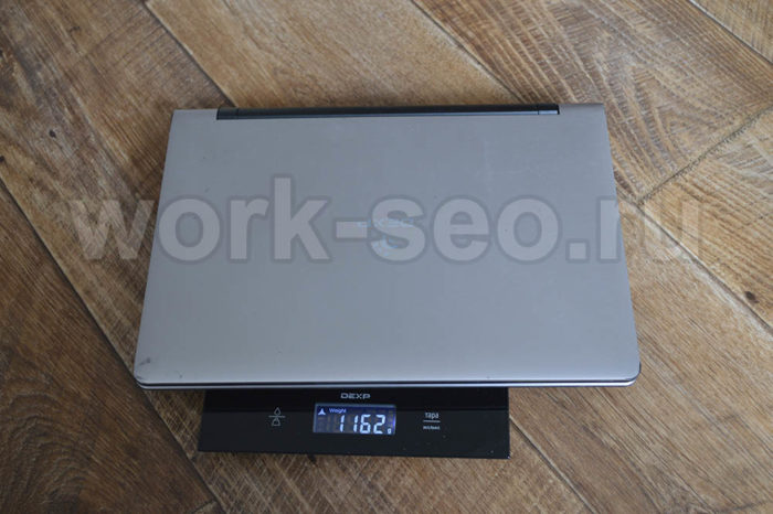 вес ноутбука Dexp Athena T102